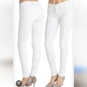 J BRAND White Skinny Jeans Size 26